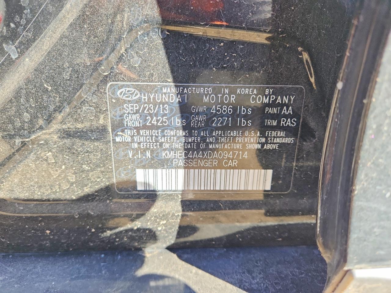 2013 HYUNDAI SONATA HYBRID photo 12