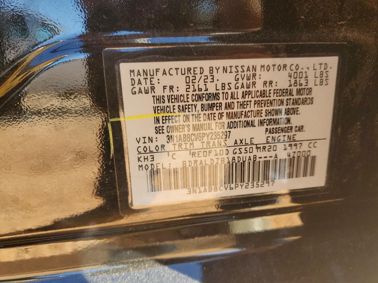 2023 NISSAN SENTRA SV photo 34
