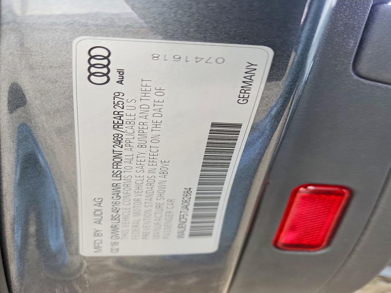2018 AUDI A5 PREMIUM PLUS S-LINE photo 23