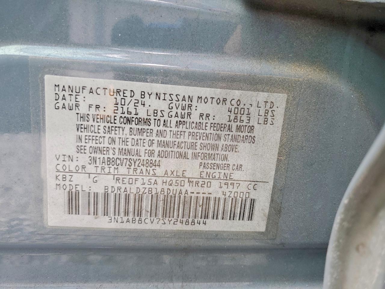 2025 NISSAN SENTRA SV photo 34