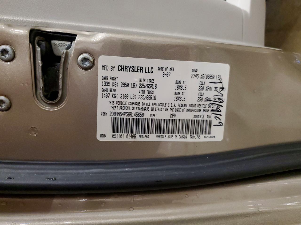2008 DODGE GRAND CARAVAN SXT photo 40