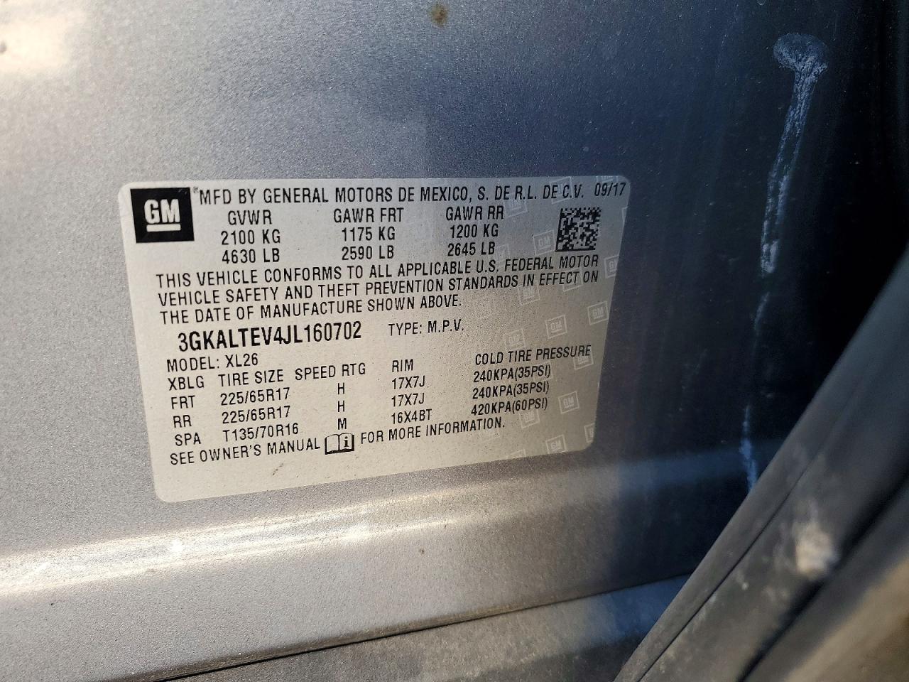 2018 GMC TERRAIN SLE photo 13