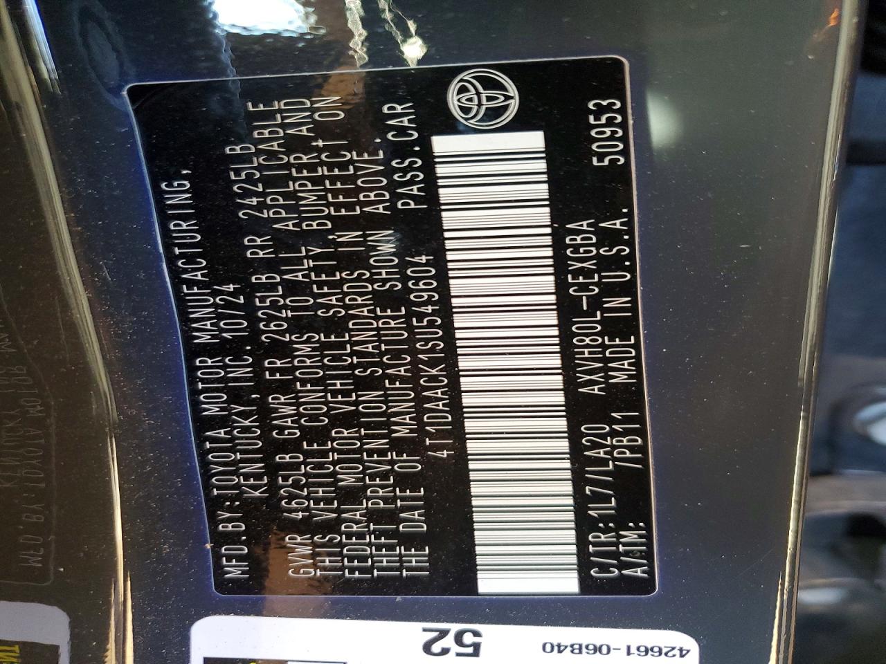 2025 TOYOTA CAMRY XSE photo 12