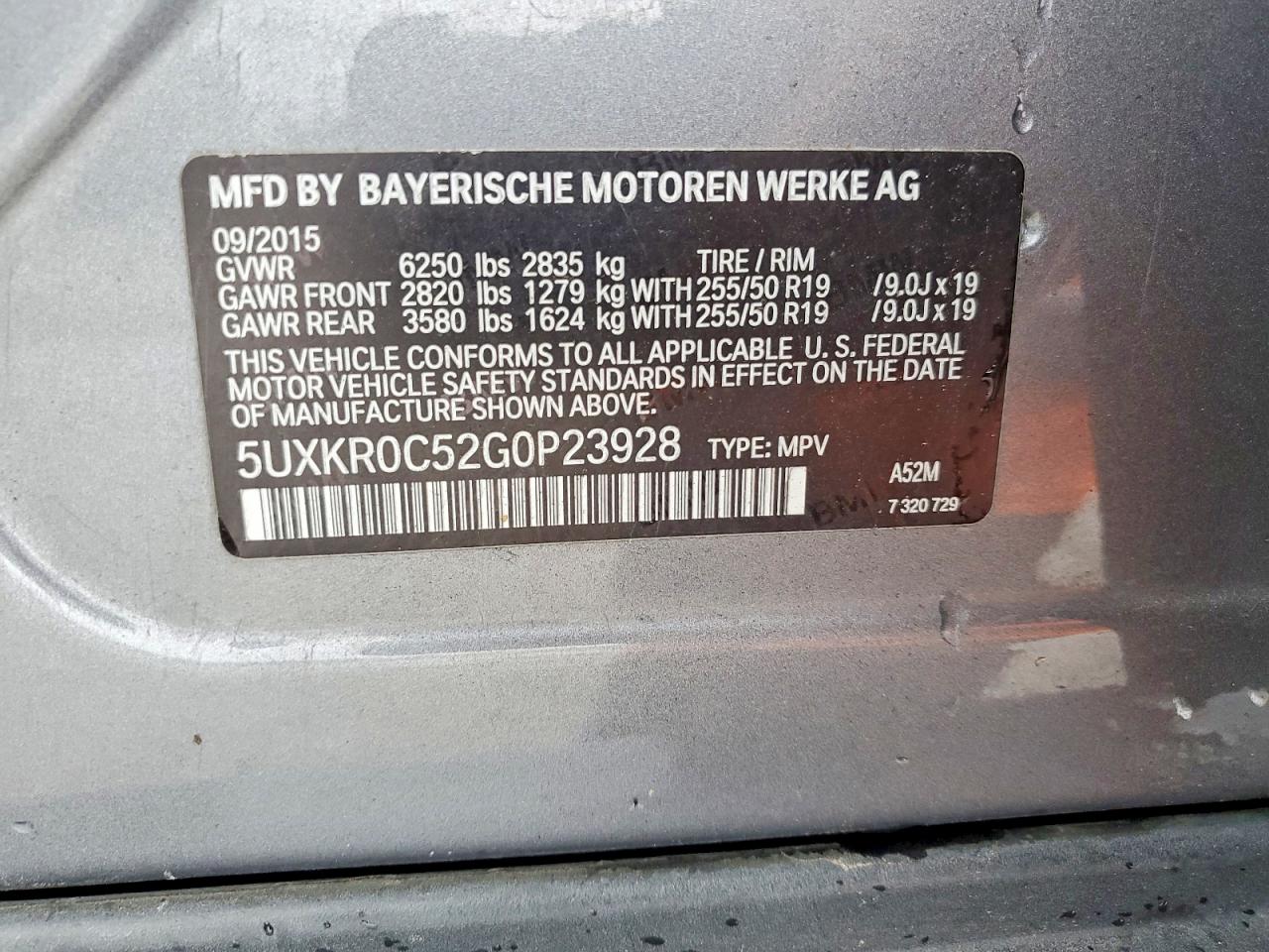 2016 BMW X5 XDRIVE35I photo 13