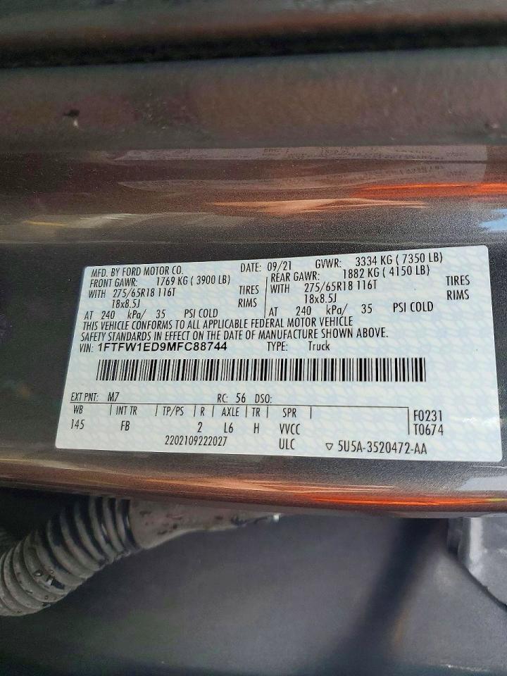 2021 FORD F150 SUPERCREW photo 23