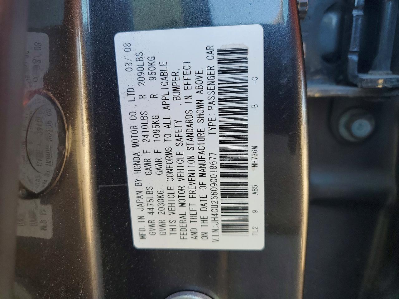 2009 ACURA TSX photo 37