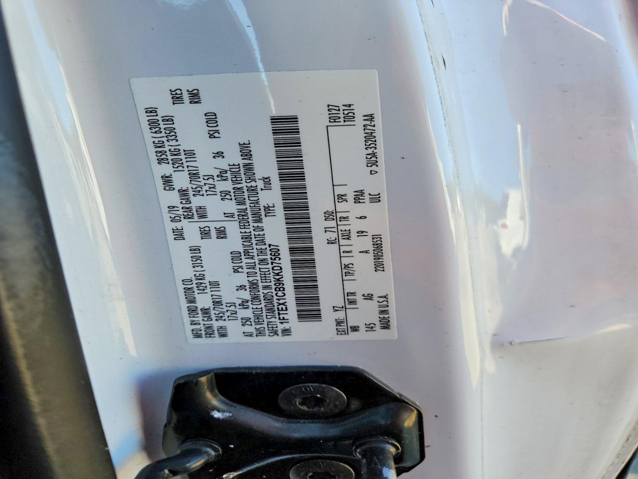 2019 FORD F150 SUPER CAB photo 34
