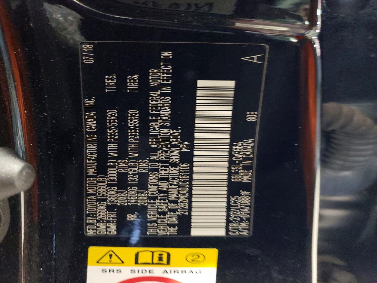 2018 LEXUS RX 350 BASE photo 37
