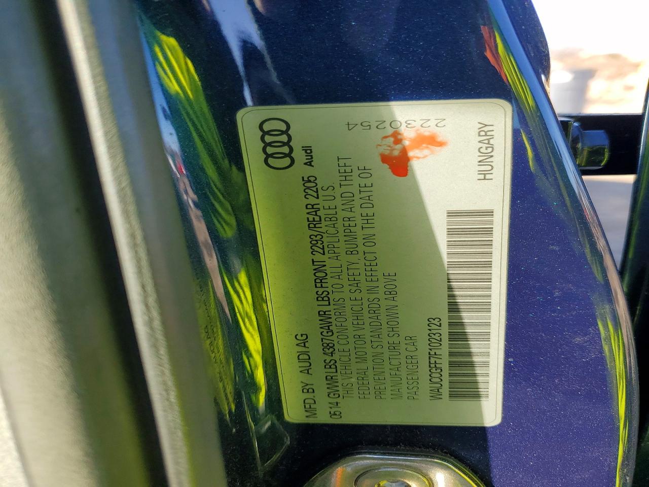 2015 AUDI A3 PREMIUM PLUS photo 12