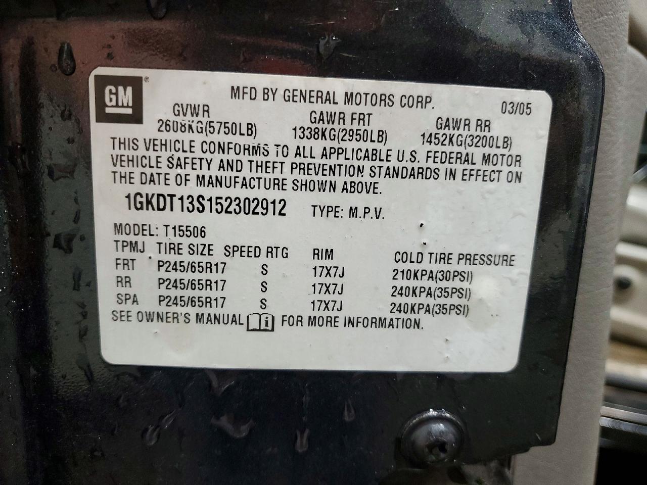 2005 GMC ENVOY photo 37