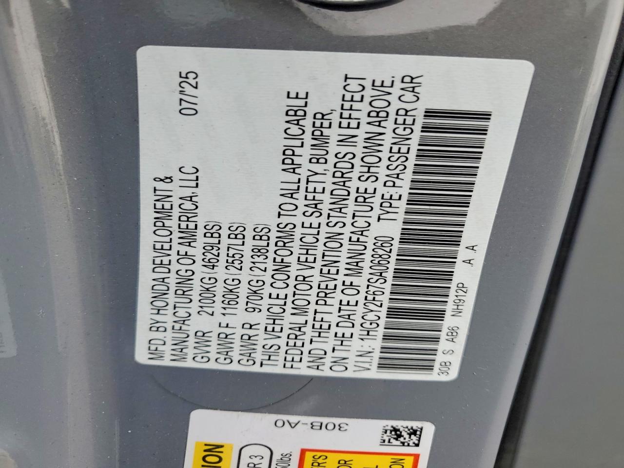 2025 HONDA ACCORD HYBRID EXL photo 23
