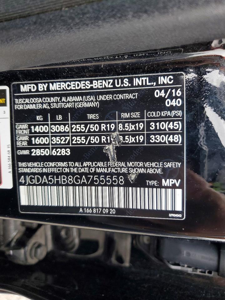 2016 MERCEDES-BENZ GLE 350 4MATIC photo 13