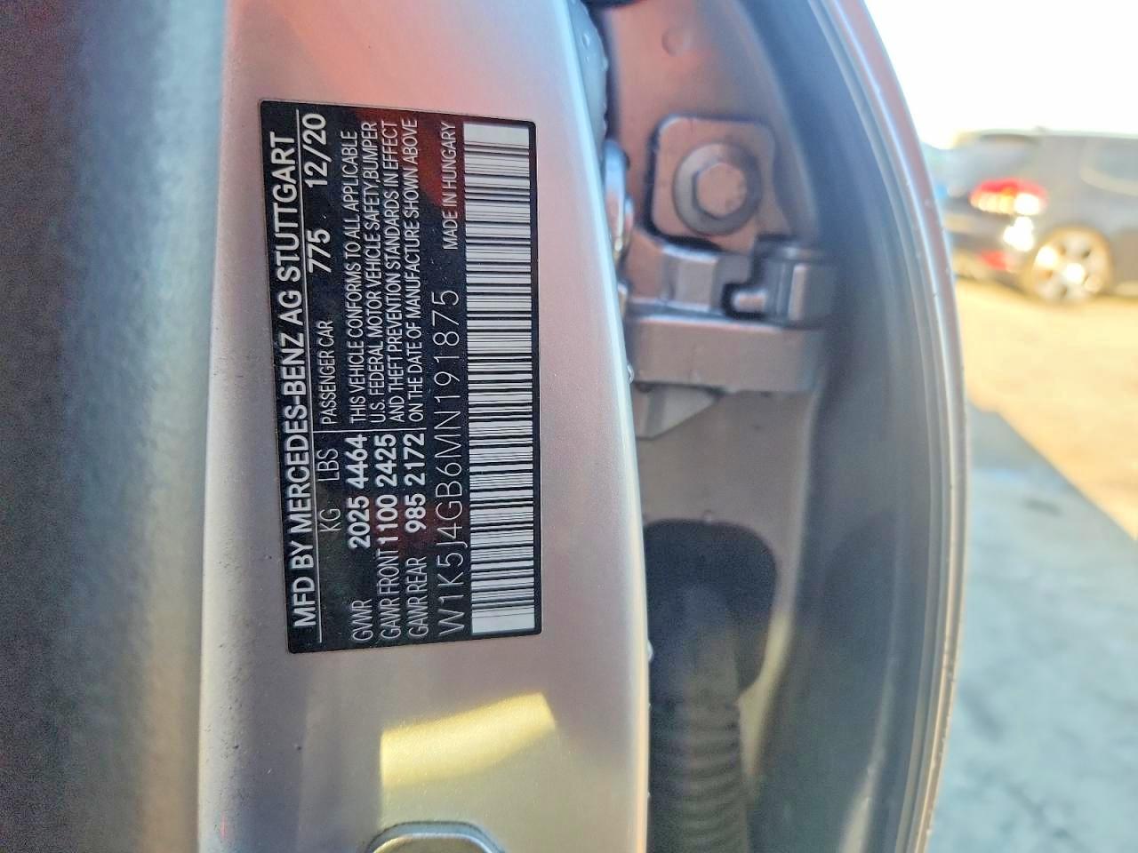 2021 MERCEDES-BENZ CLA 250 photo 12