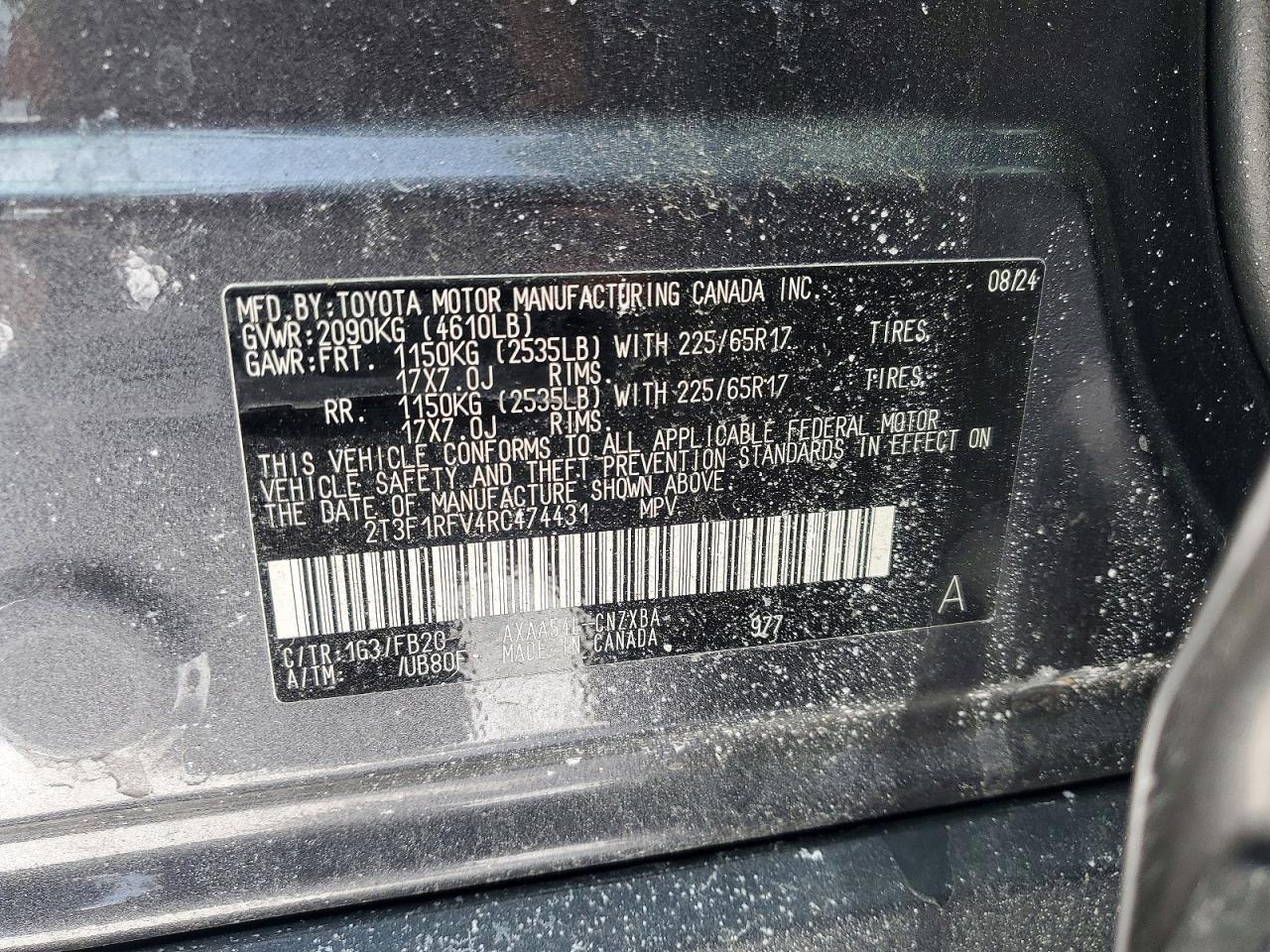 2024 TOYOTA RAV4 LE photo 25