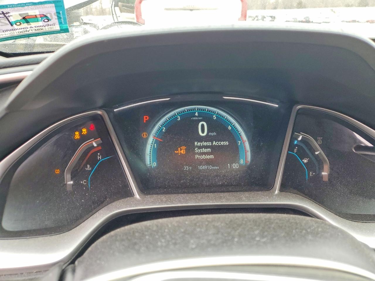 2017 HONDA CIVIC EX photo 9