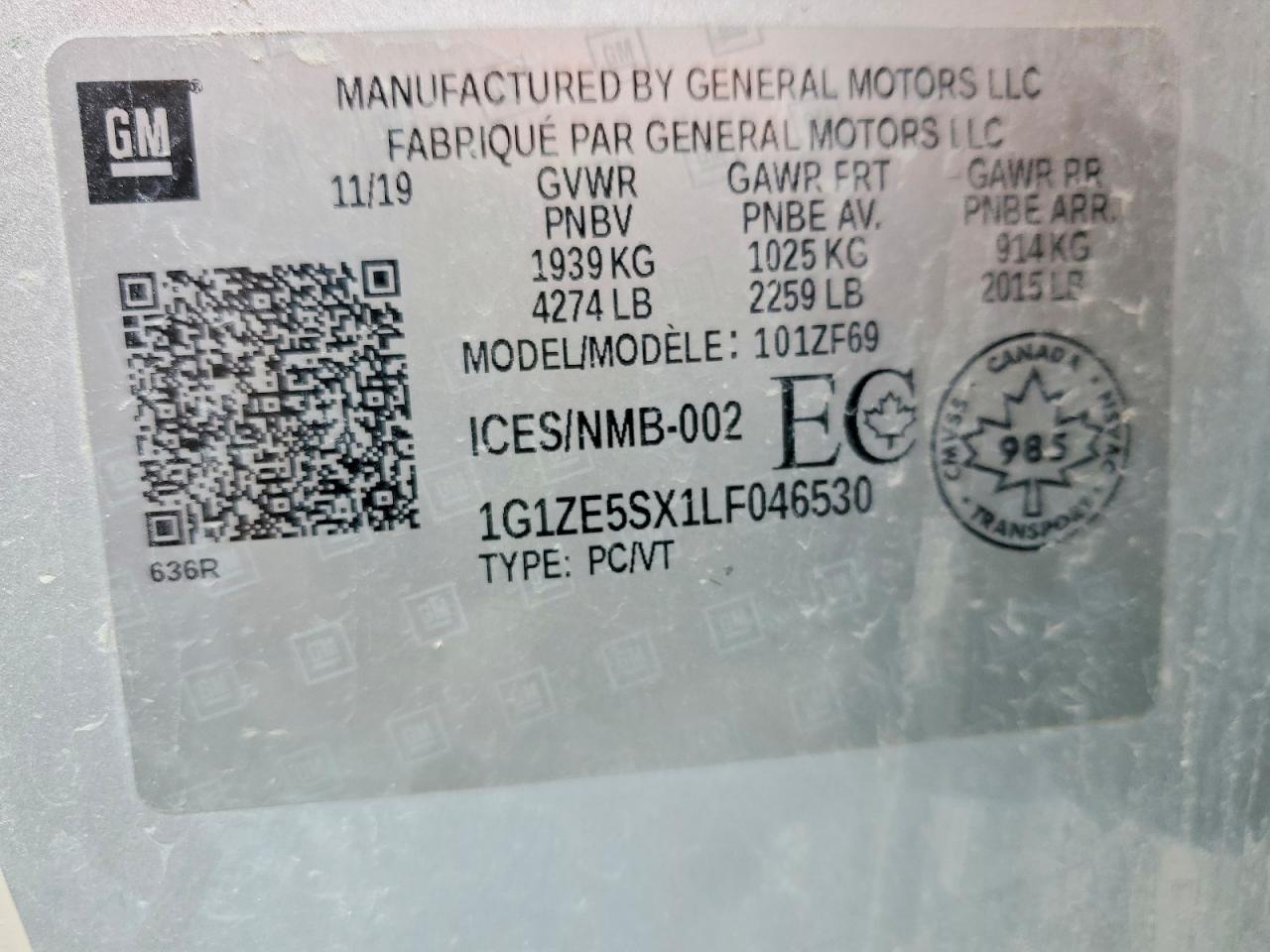 2020 CHEVROLET MALIBU PREMIER photo 23