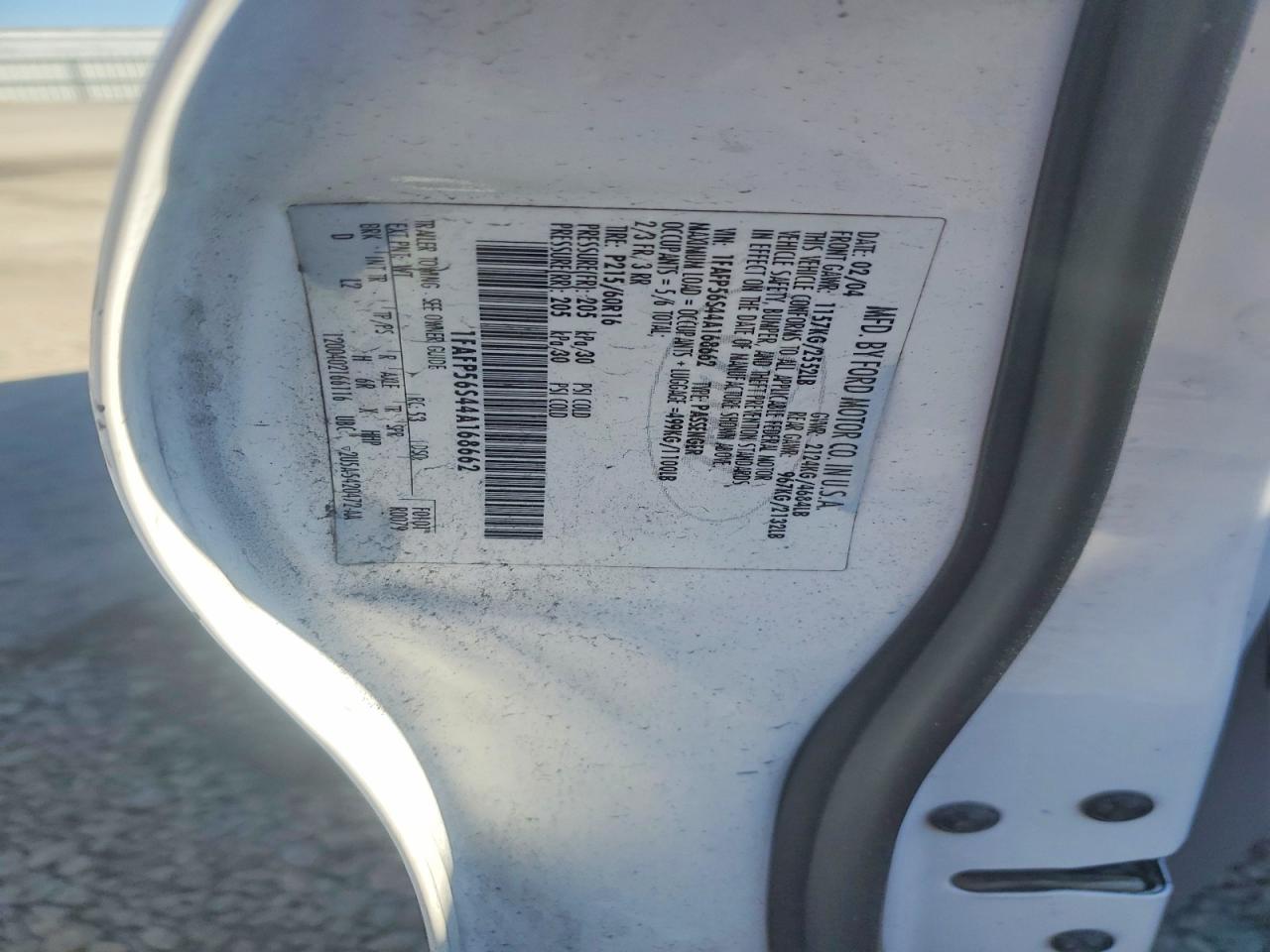2004 FORD TAURUS SEL photo 25