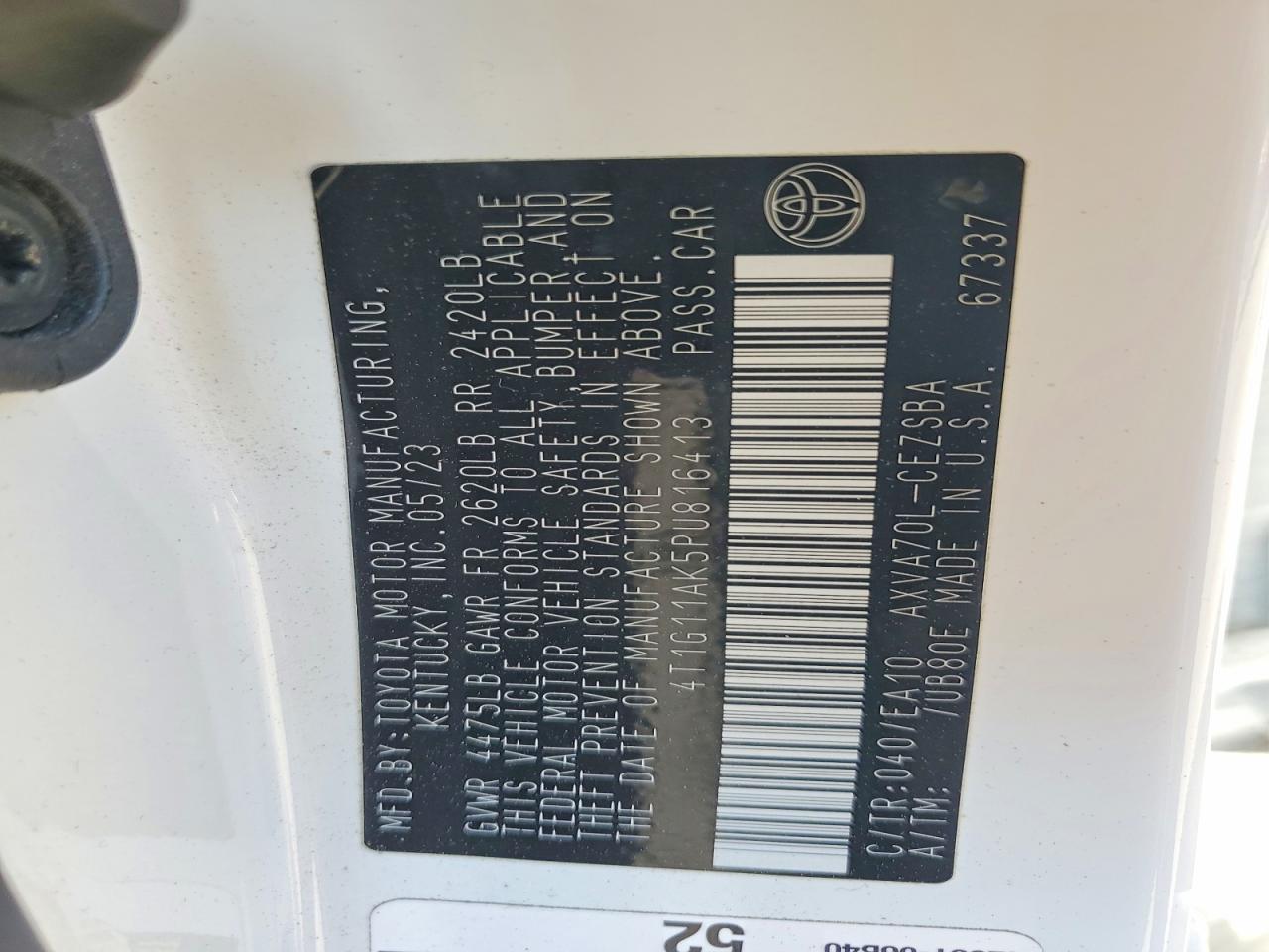 2023 TOYOTA CAMRY SE NIGHT SHADE photo 13