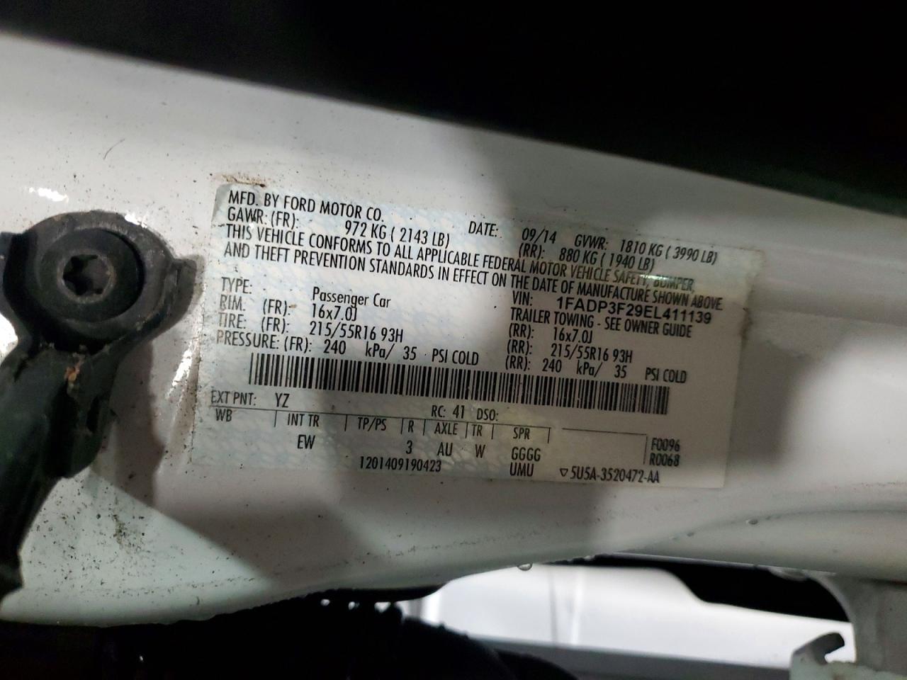 2014 FORD FOCUS SE photo 34