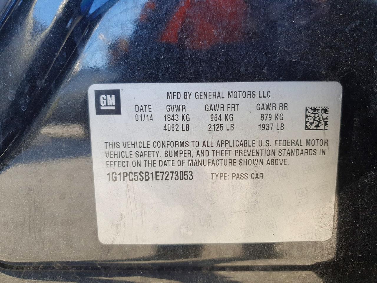 2014 CHEVROLET CRUZE LT photo 34