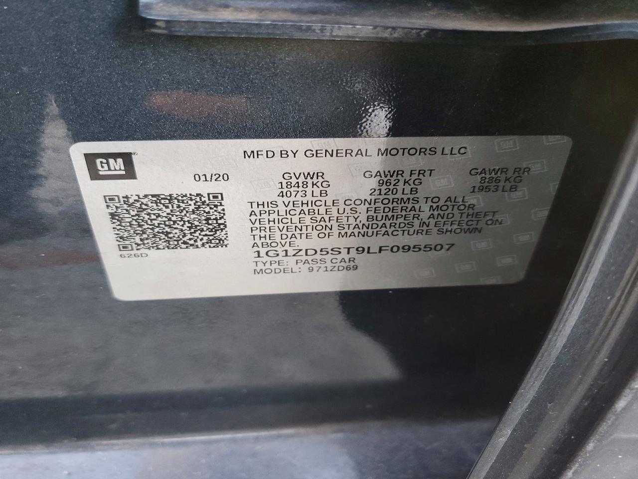 2020 CHEVROLET MALIBU LT photo 34