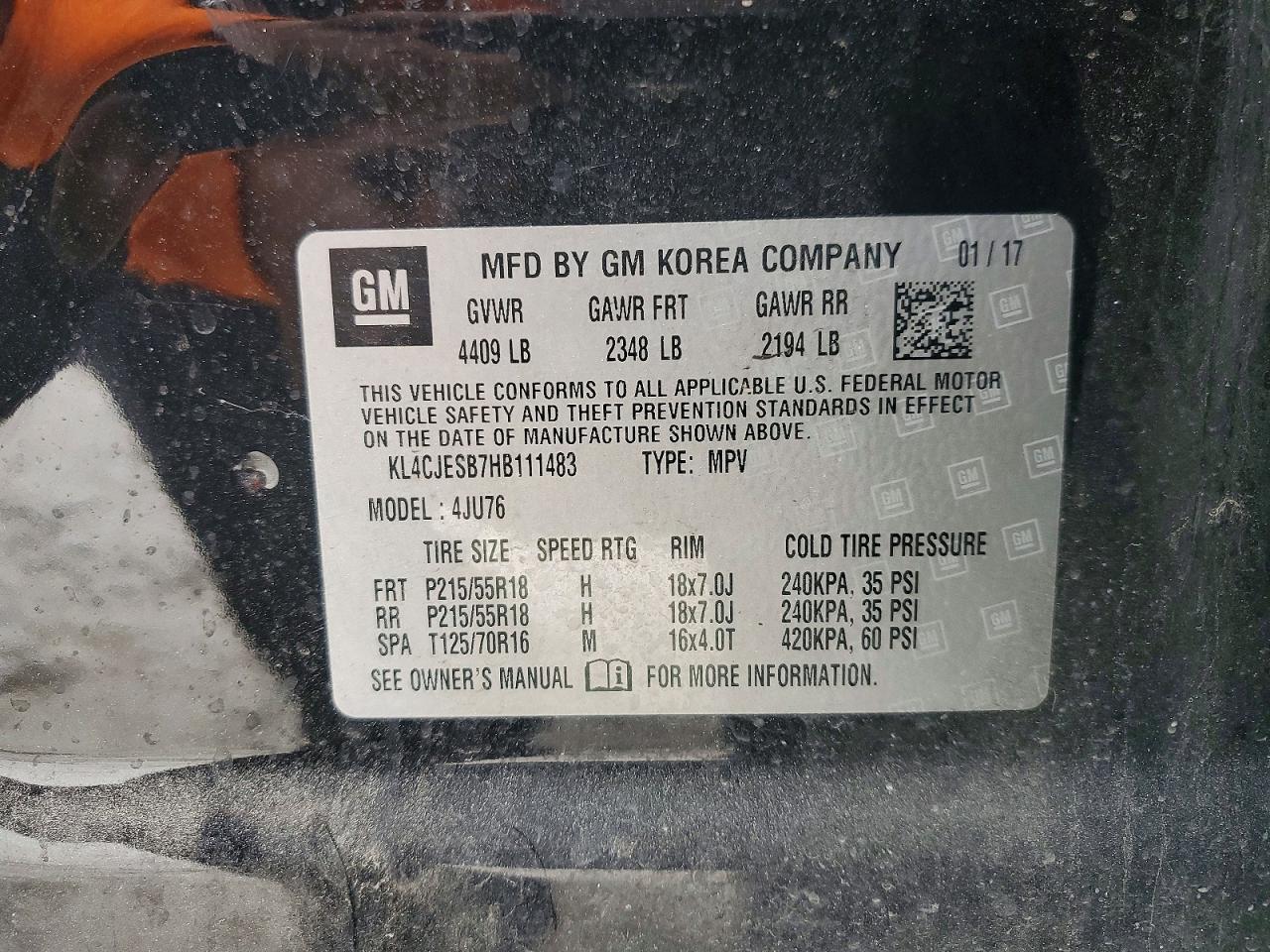 2017 BUICK ENCORE PREFERRED photo 14