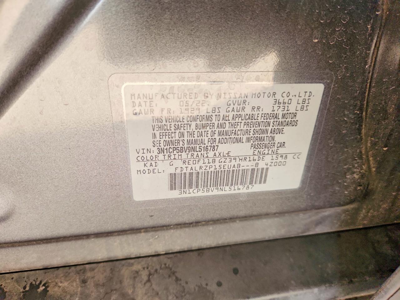 2022 NISSAN KICKS S photo 25