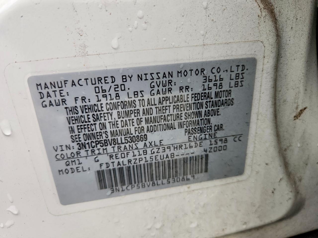 2020 NISSAN KICKS S photo 25