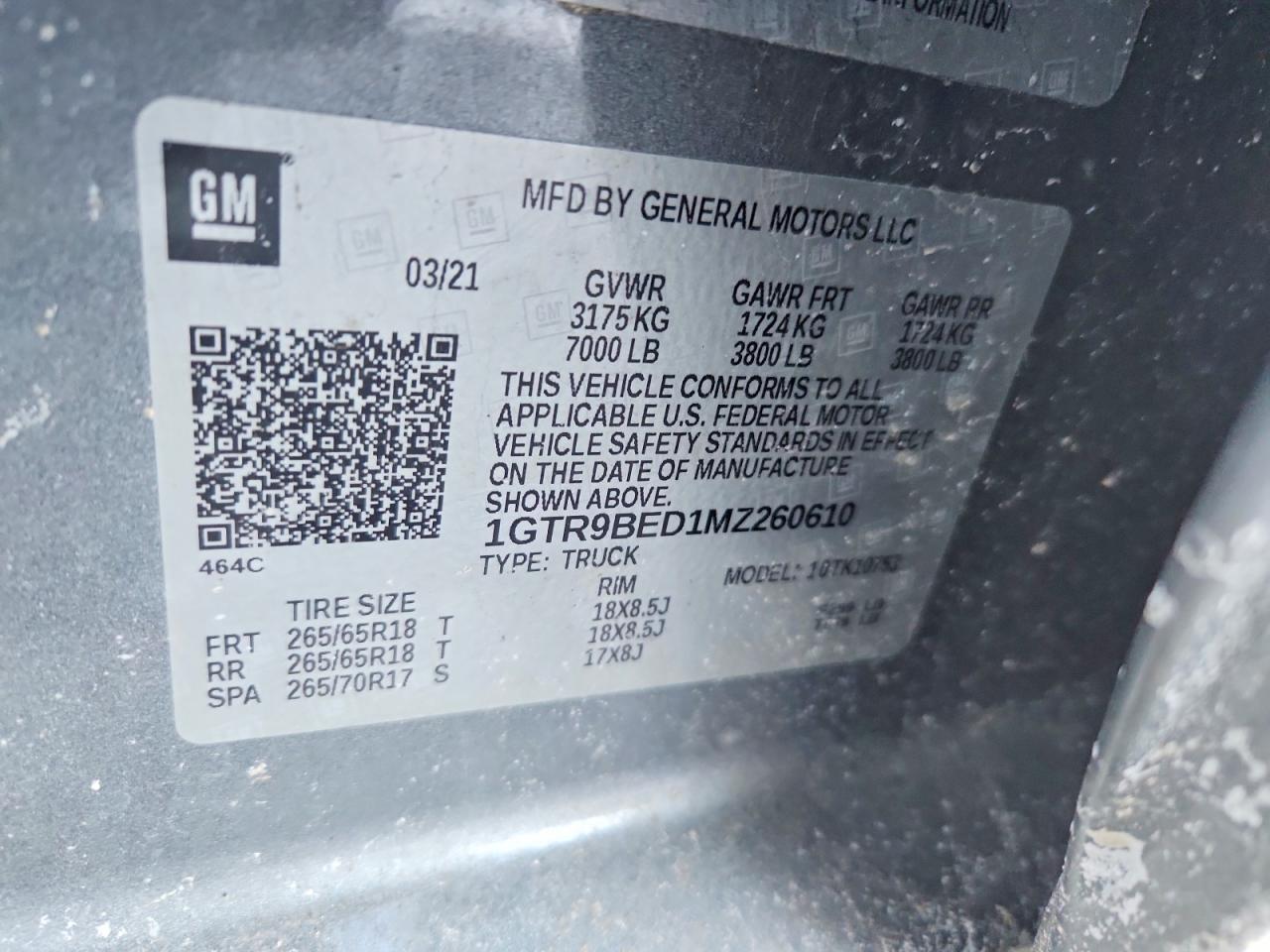 2021 GMC SIERRA K1500 SLE photo 12
