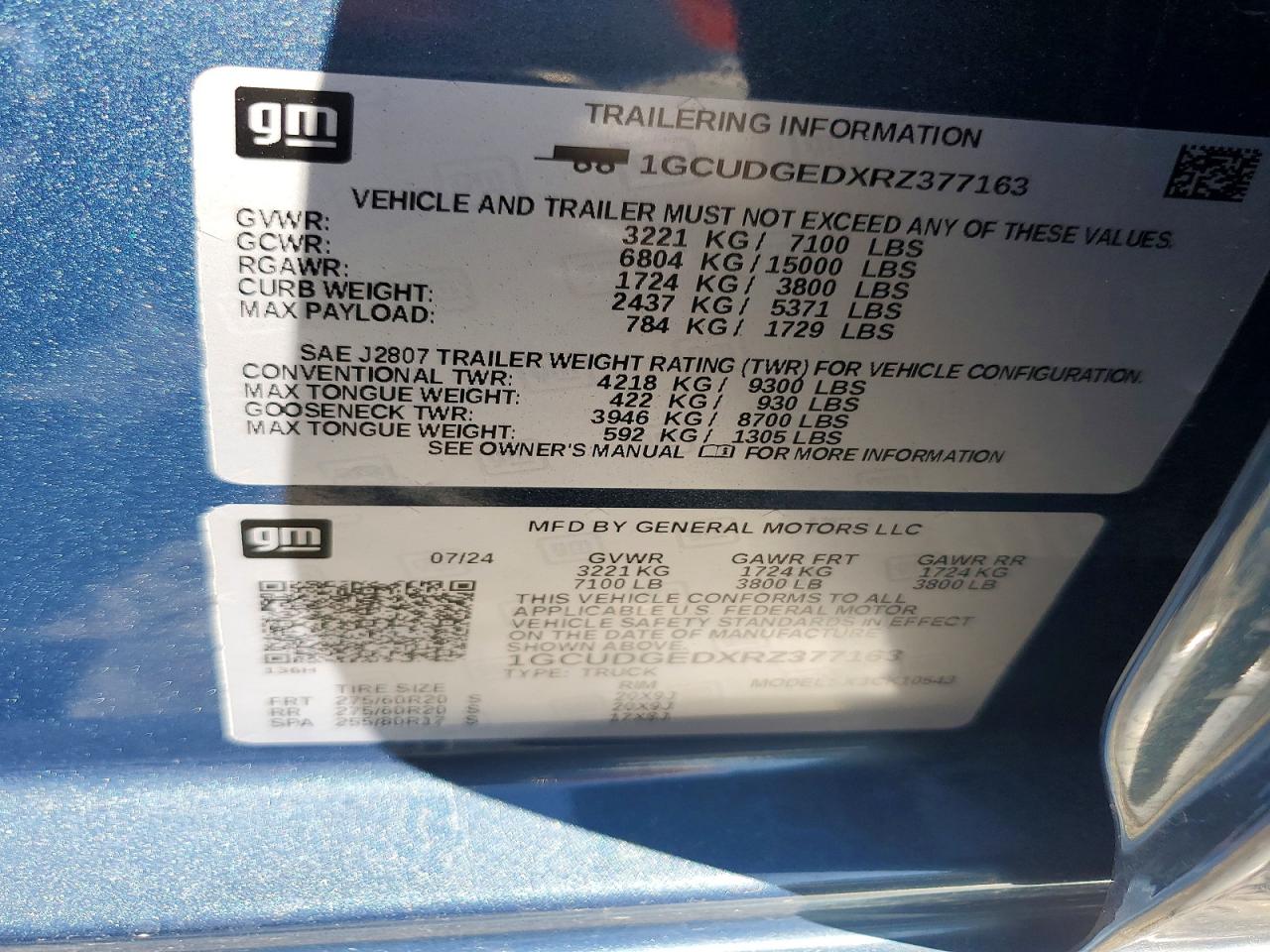 2024 CHEVROLET SILVERADO K1500 LTZ photo 13