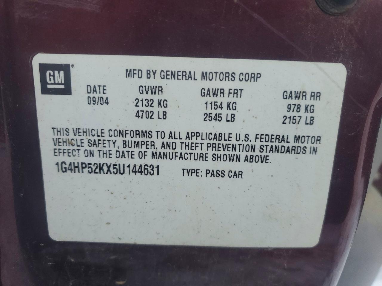 2005 BUICK LESABRE CUSTOM photo 34