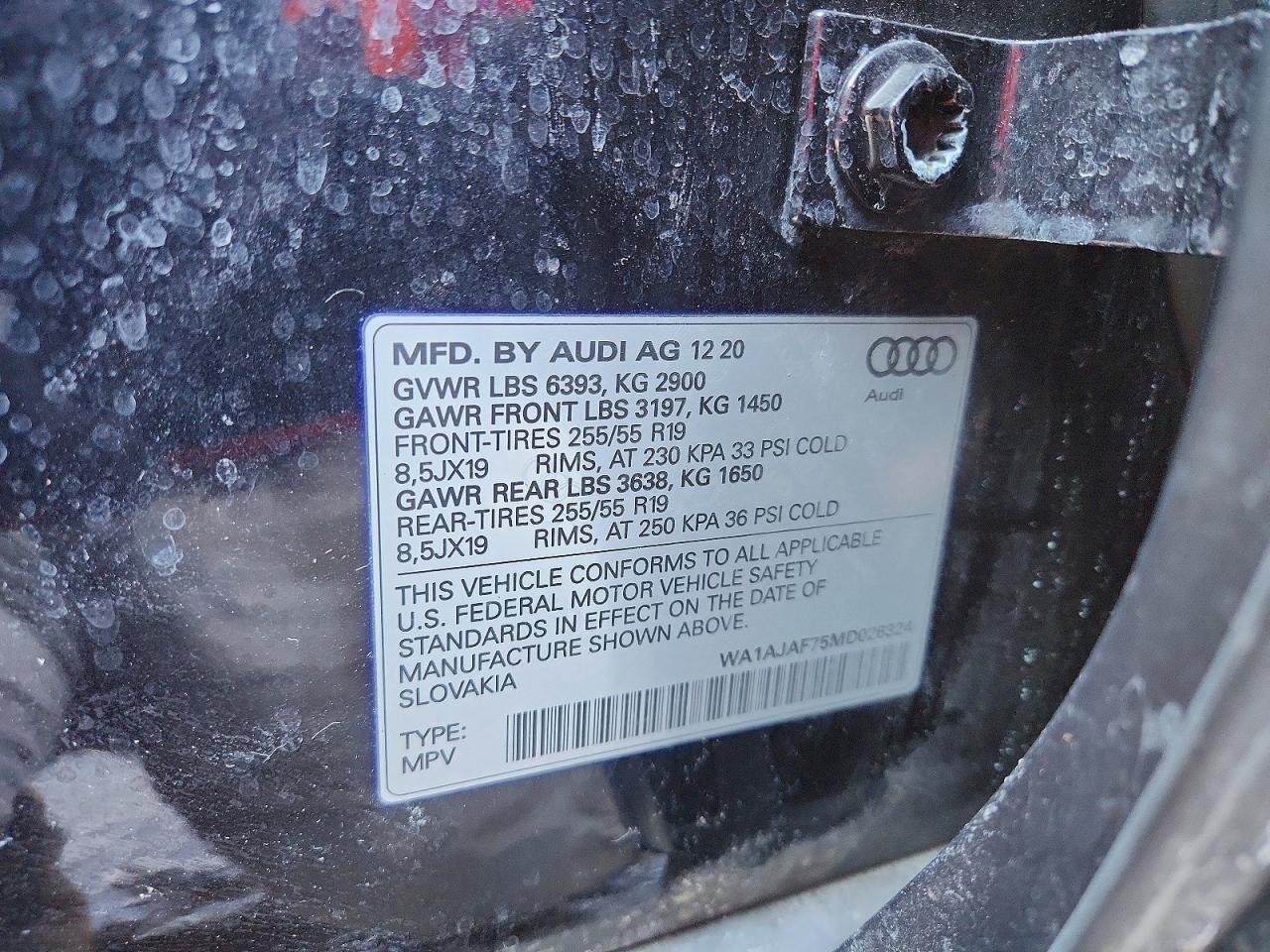 2021 AUDI Q7 PREMIUM photo 13