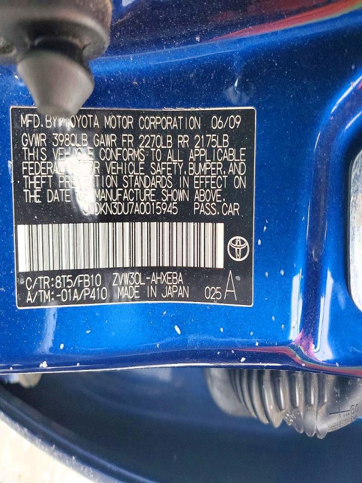 2010 TOYOTA PRIUS photo 12
