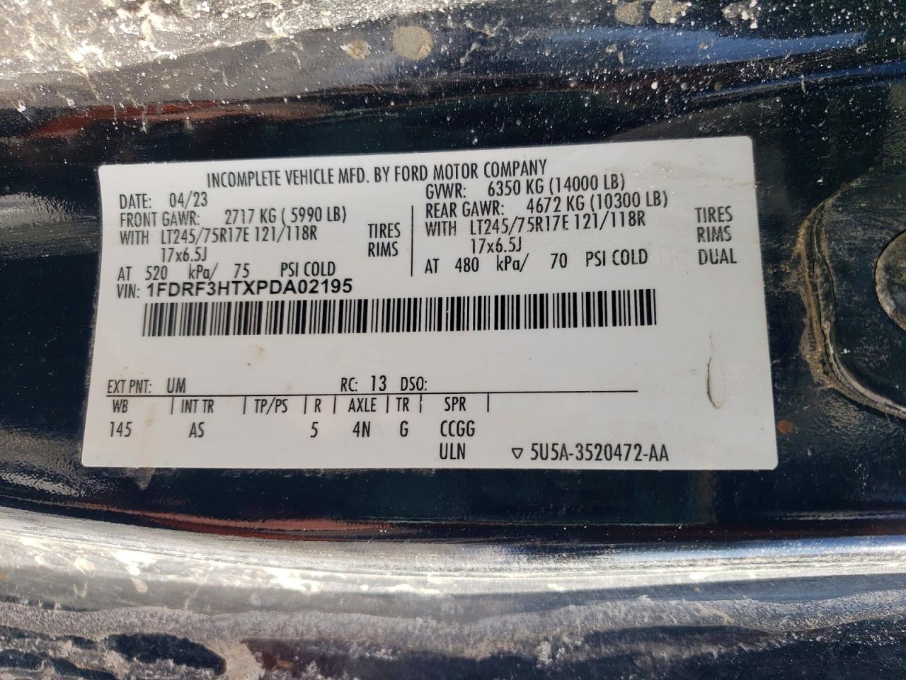 2023 FORD F350 SUPER DUTY DUMP TRUCK photo 34