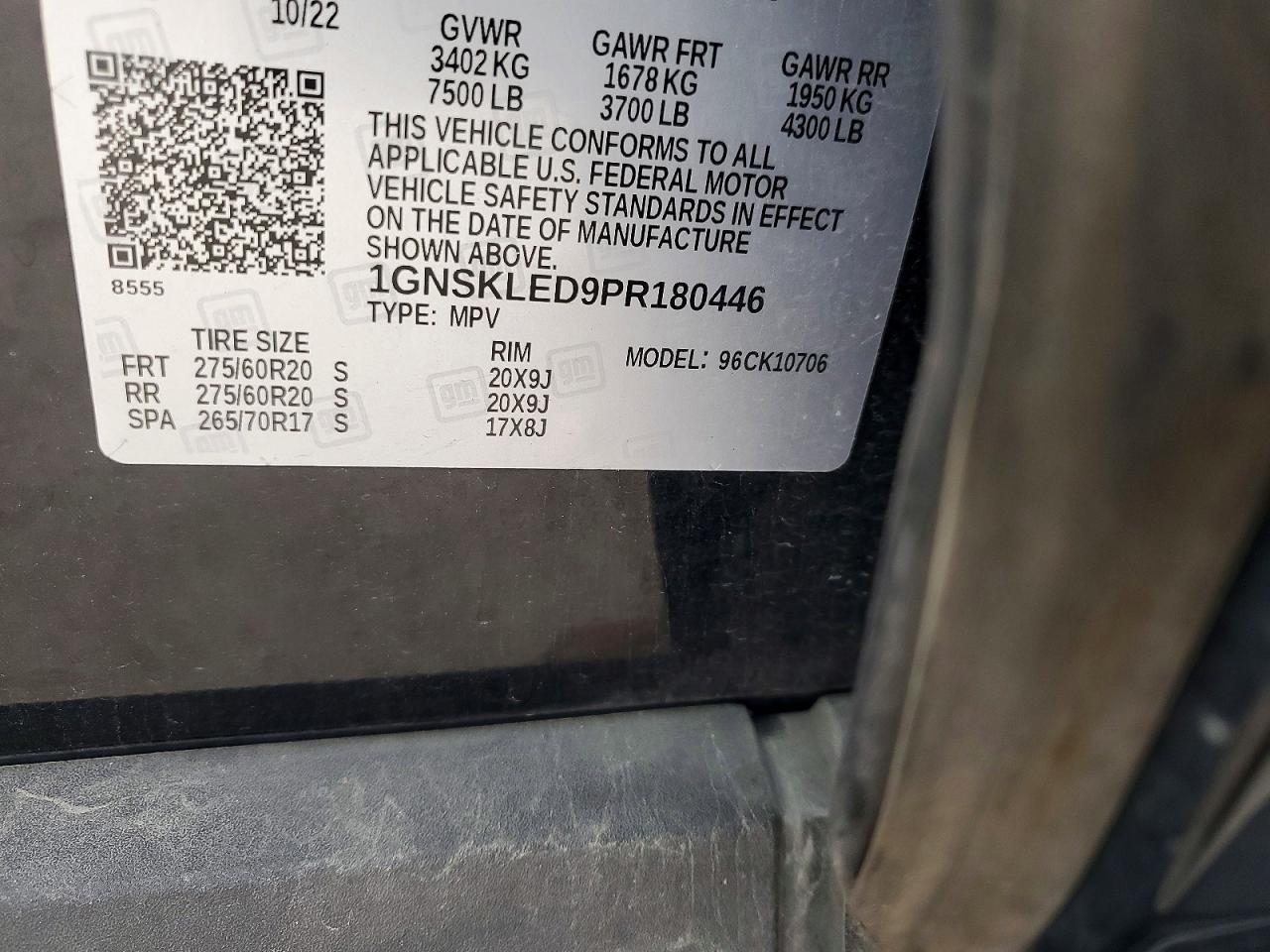 2023 CHEVROLET TAHOE K1500 photo 23