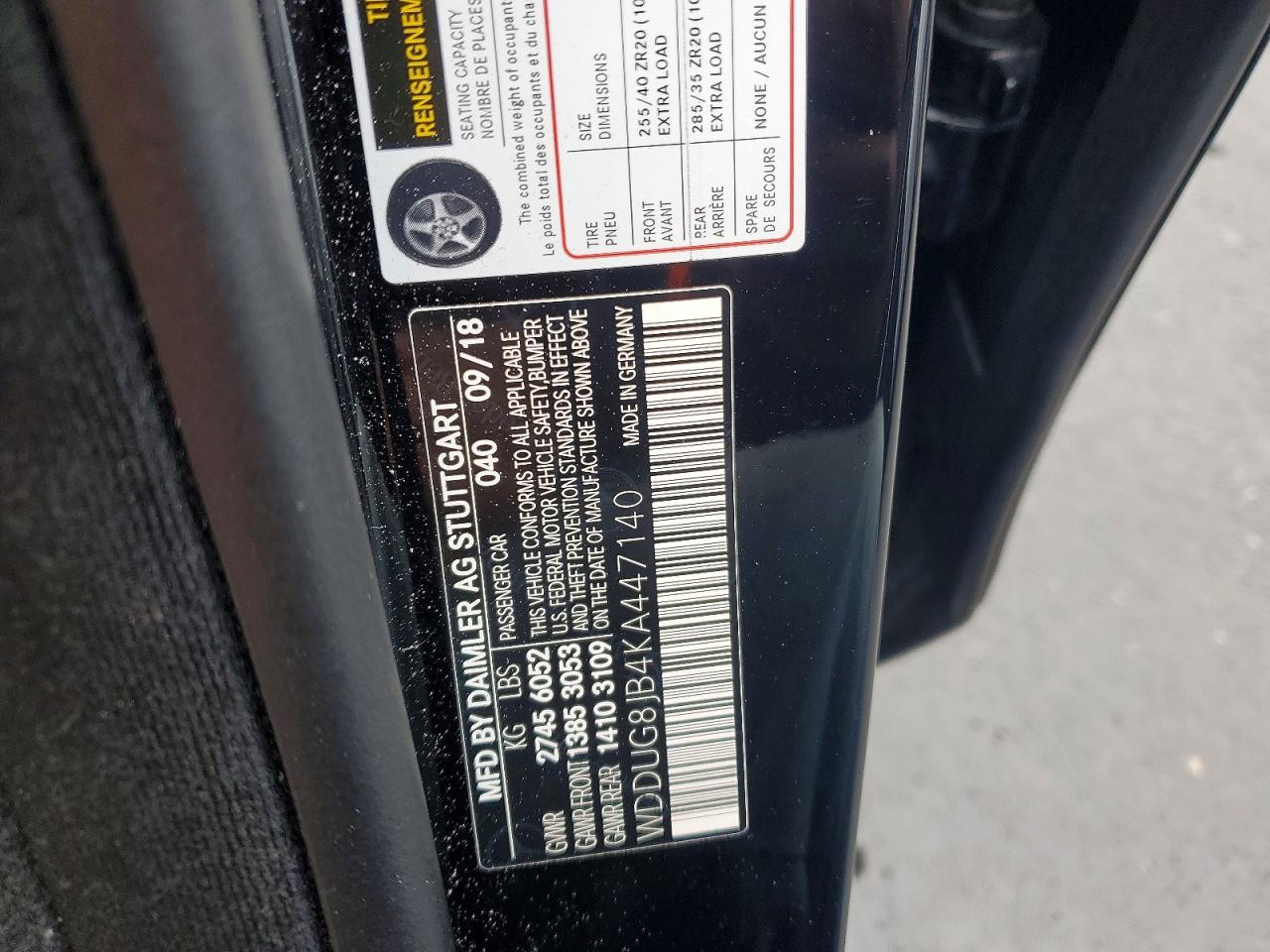 2019 MERCEDES-BENZ S 63 AMG 4MATIC photo 45