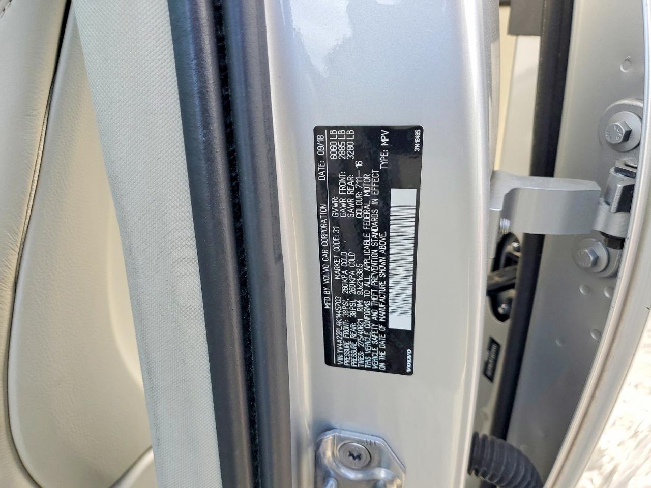 2019 VOLVO XC90 T6 INSCRIPTION photo 13