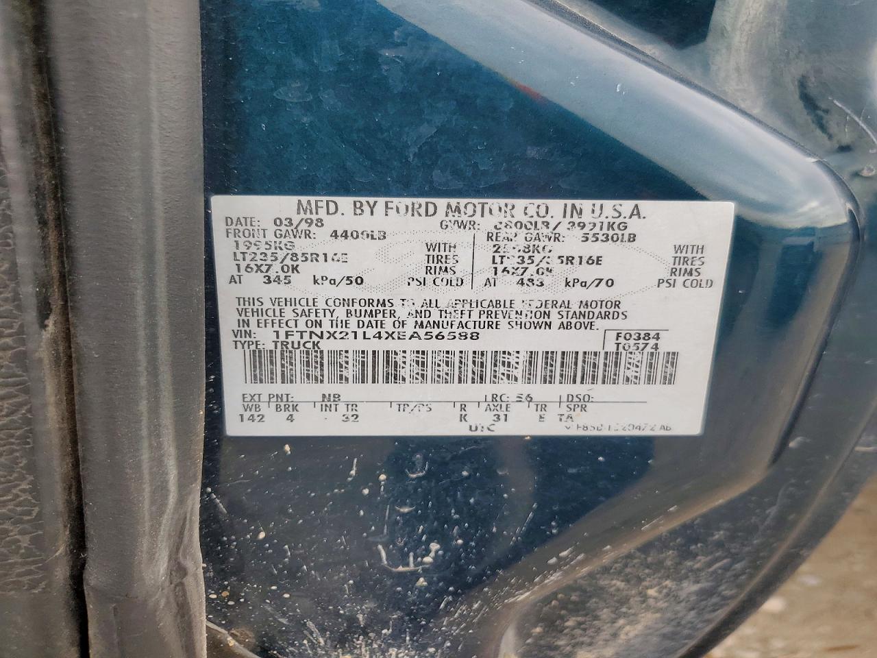 1999 FORD F250 SUPER DUTY photo 12