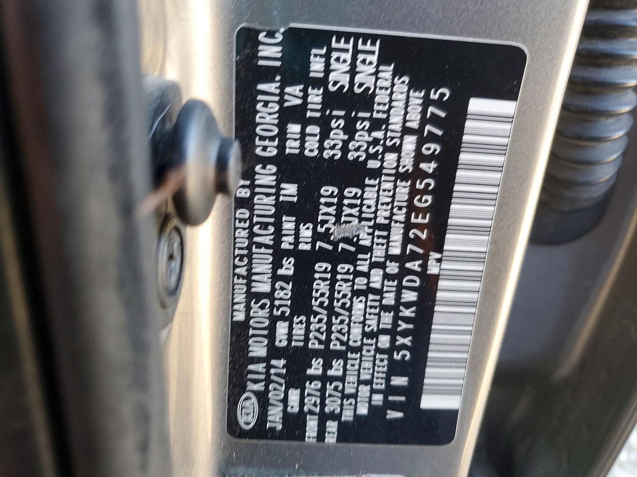 2014 KIA SORENTO SX LIMITED photo 25