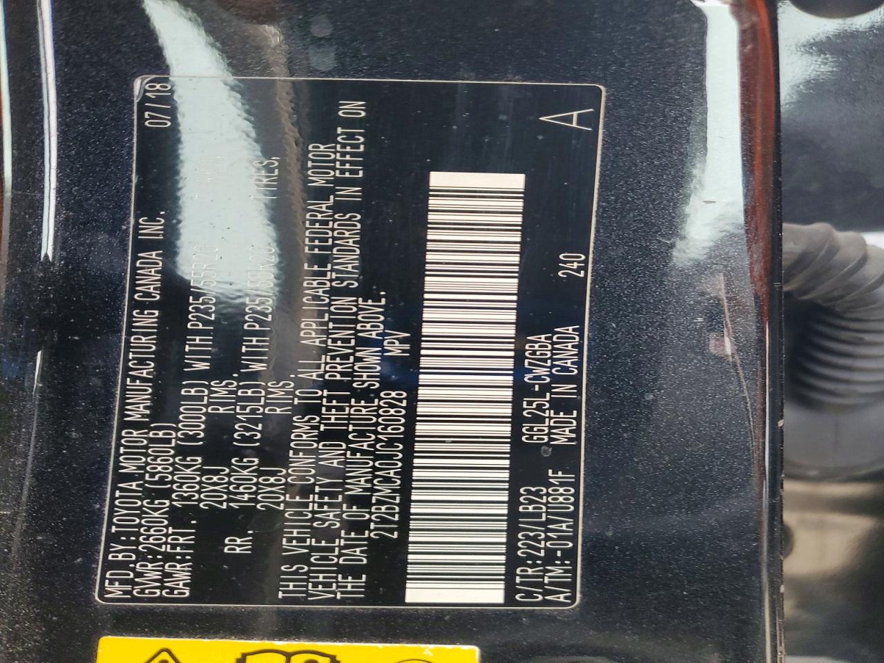 2018 LEXUS RX 350 BASE photo 13