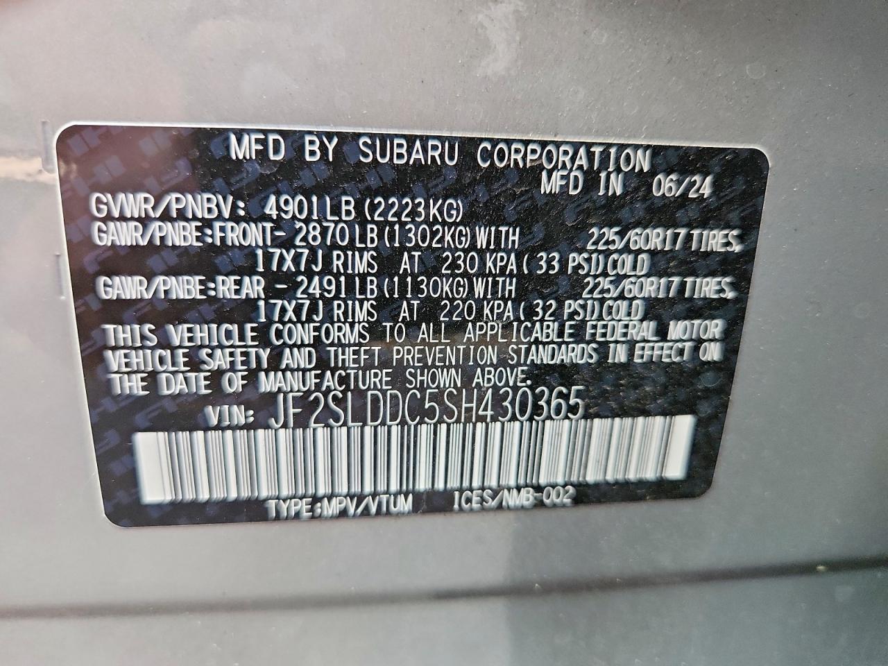 2025 SUBARU FORESTER PREMIUM photo 37