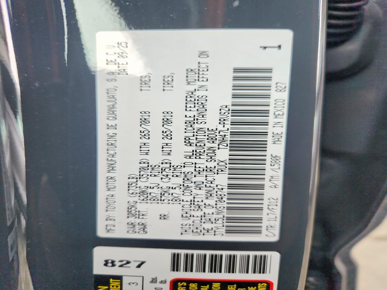2025 TOYOTA TACOMA DOUBLE CAB photo 13