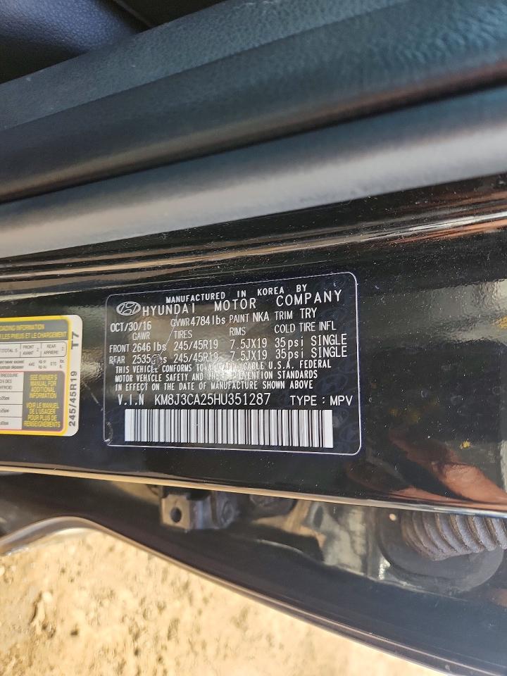 2017 HYUNDAI TUCSON LIMITED photo 13