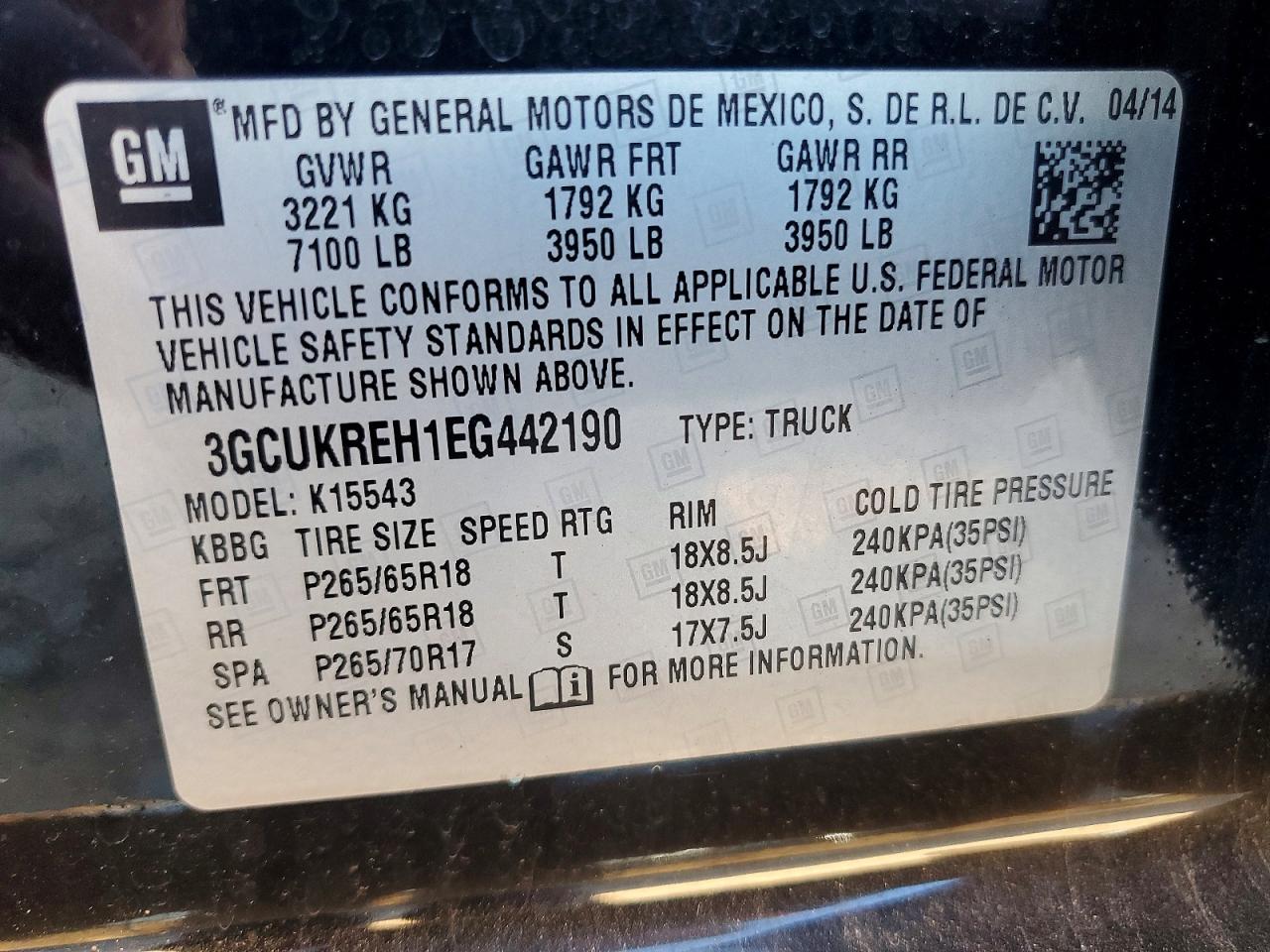 2014 CHEVROLET SILVERADO K1500 LT photo 13