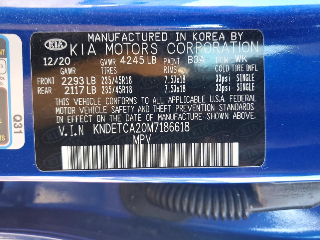 2021 KIA SELTOS SX photo 25