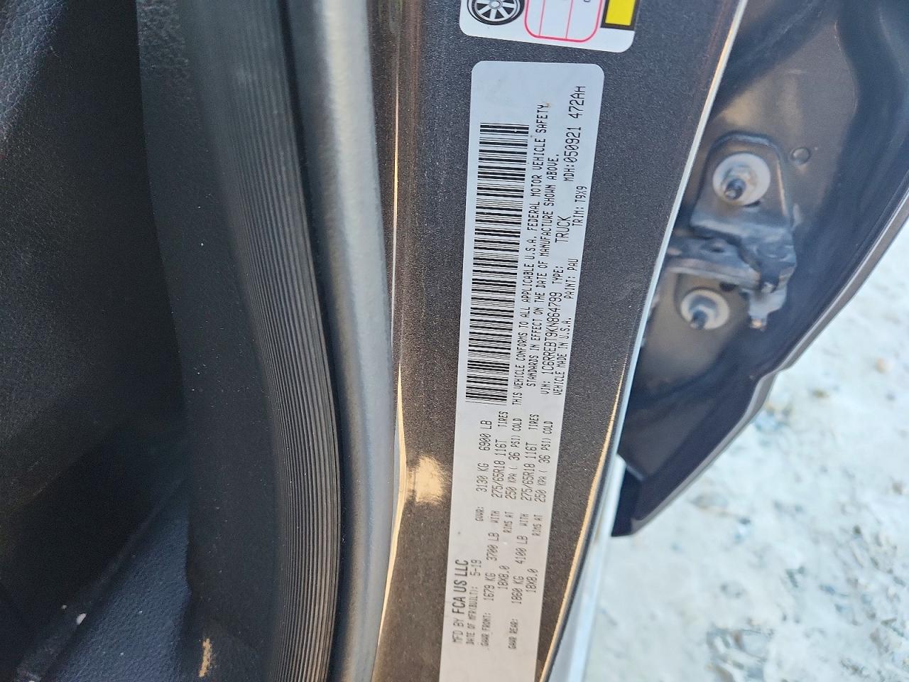 2019 RAM 1500 BIG HORN/LONE STAR photo 12