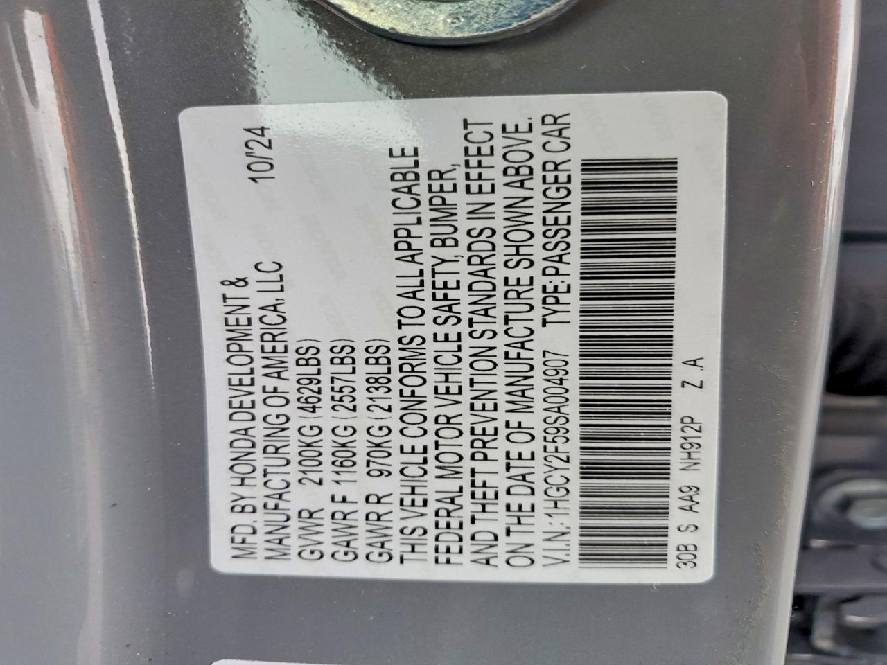 2025 HONDA ACCORD HYBRID SPORT photo 12