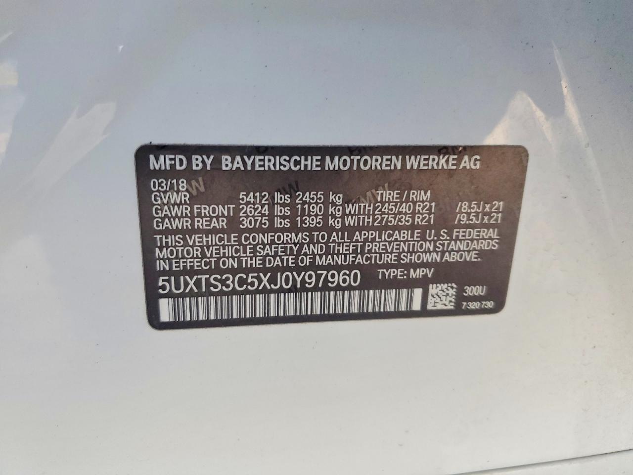 2018 BMW X3 photo 25