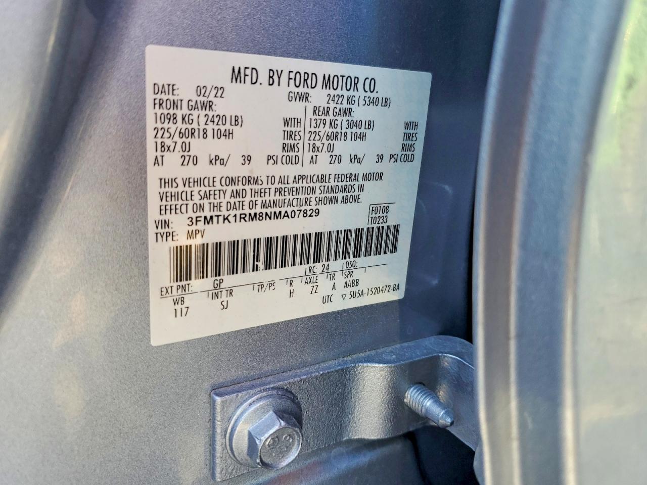 2022 FORD MUSTANG MACH-E SELECT photo 13