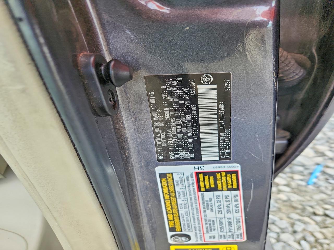 2009 TOYOTA CAMRY LE photo 23